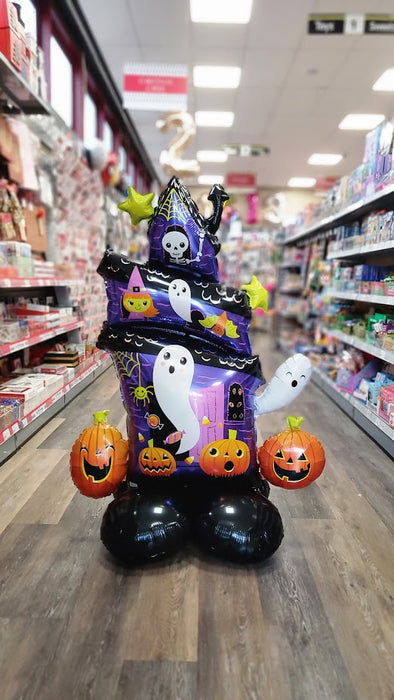 Halloween Haunted House Airloonz Foil Balloons (Air Filled)