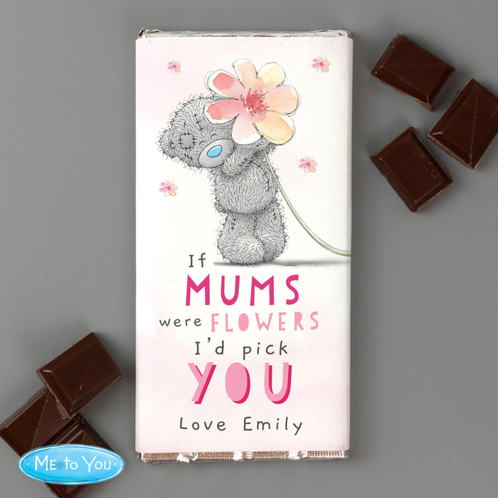 Personalised Mother's Day Gift...  Me To You Were Flowers Milk Chocolate Bar