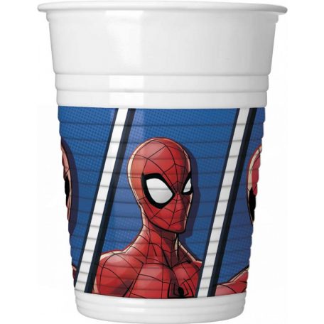 Spider-Man Party Cups 8 Plastic Pack