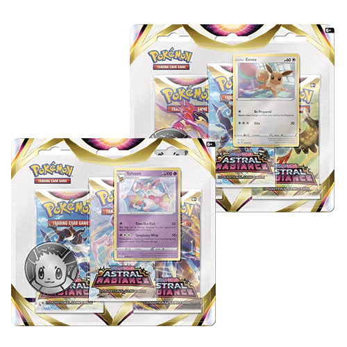 Pokémon TCG: Sword & Shield-Astral Radiance 3 Booster Packs, Coin and Promo Card