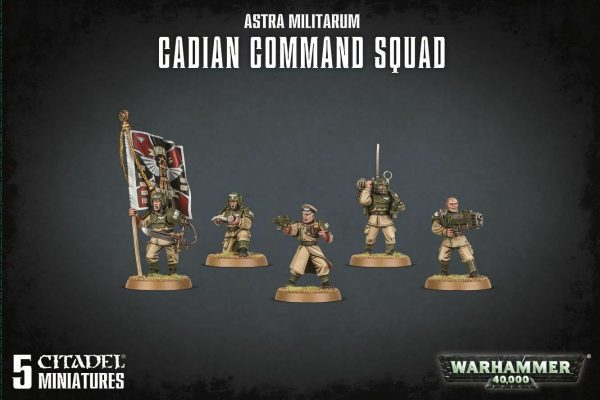 Warhammer 40K: Astra Militarum-Cadian Command Squad