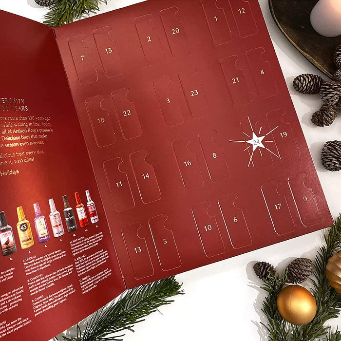Anthon Berg Chocolate Liqueurs Advent Calendar with Famous Liqueur