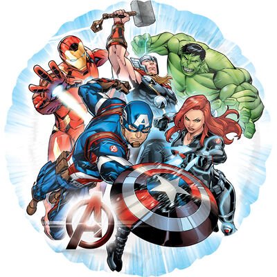 Avengers Balloon - 18" Foil Helium (Inflated) - Sweets 'n' Things