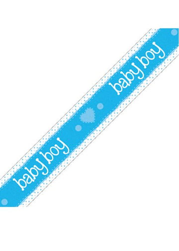Baby Boy Banner 9ft Long