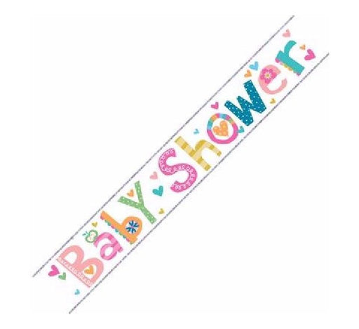 Baby Shower Boy Girl Banner 9ft Long - Sweets 'n' Things