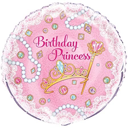 Birthday Princess Foil Helium Balloon (INFLATED) - Sweets 'n' Things