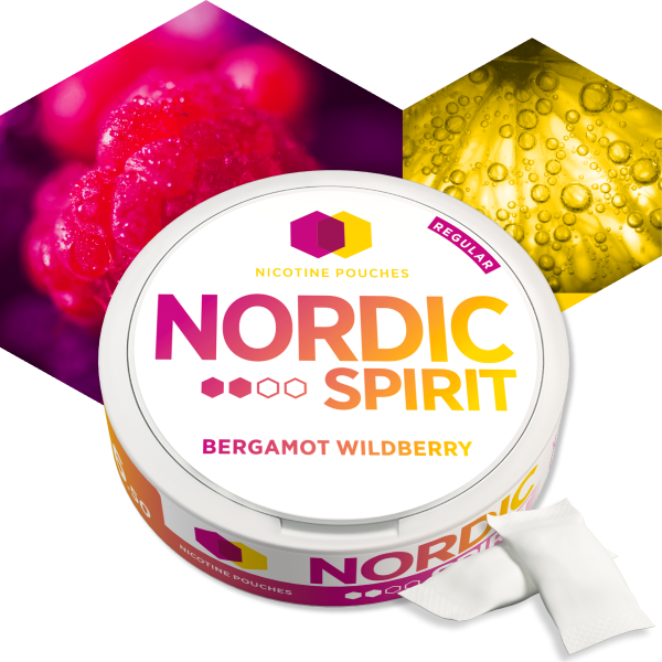 NORDIC SPIRIT Bergamot Wildberry Nicotine Pouches - Strong