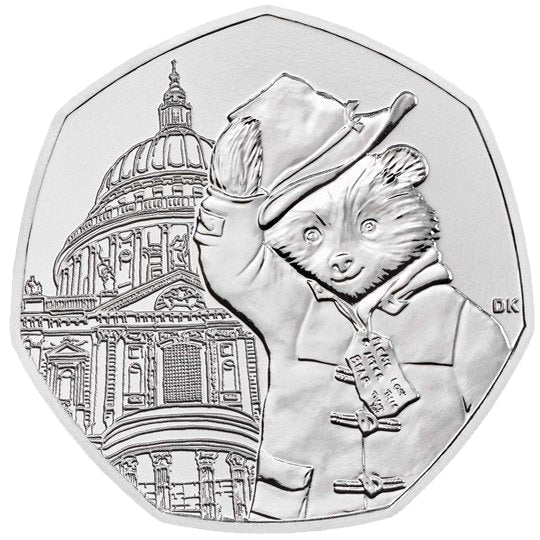 Paddington at St Pauls 2019 UK 50p Brilliant Uncirculated Coin