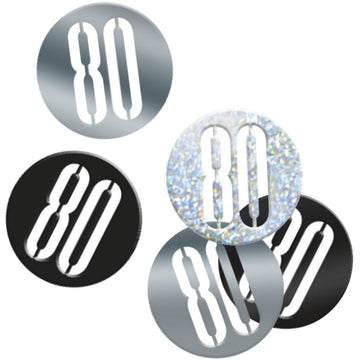 Glitz Black 80 Table Confetti .5Oz