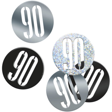 Glitz Black 90 Table Confetti .5Oz
