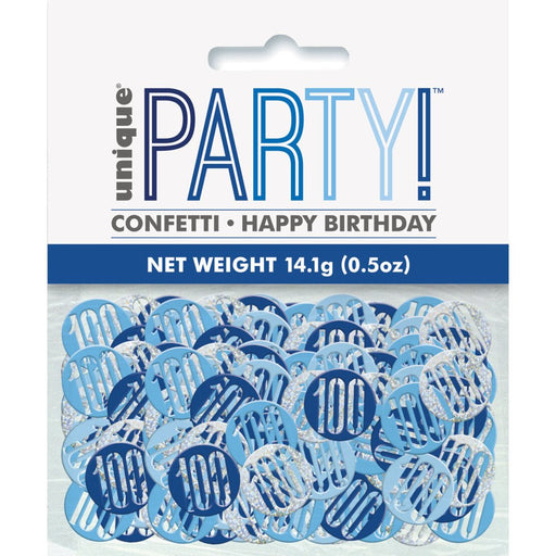 Glitz Blue 100 Table Confetti .5Oz - Sweets 'n' Things