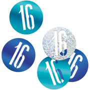 Glitz Blue 16 Table Confetti .5Oz - Sweets 'n' Things