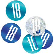 Glitz Blue 18 Table Confetti .5Oz - Sweets 'n' Things