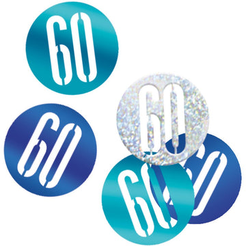 Glitz Blue 60 Table Confetti .5Oz