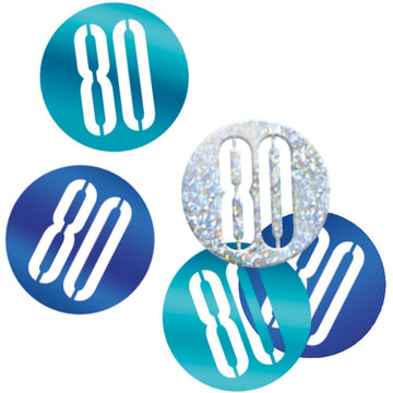 Glitz Blue 80 Table Confetti .5Oz