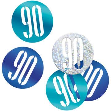 Glitz Blue 90 Table Confetti .5Oz