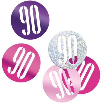 Glitz Pink 90 Table Confetti .5Oz