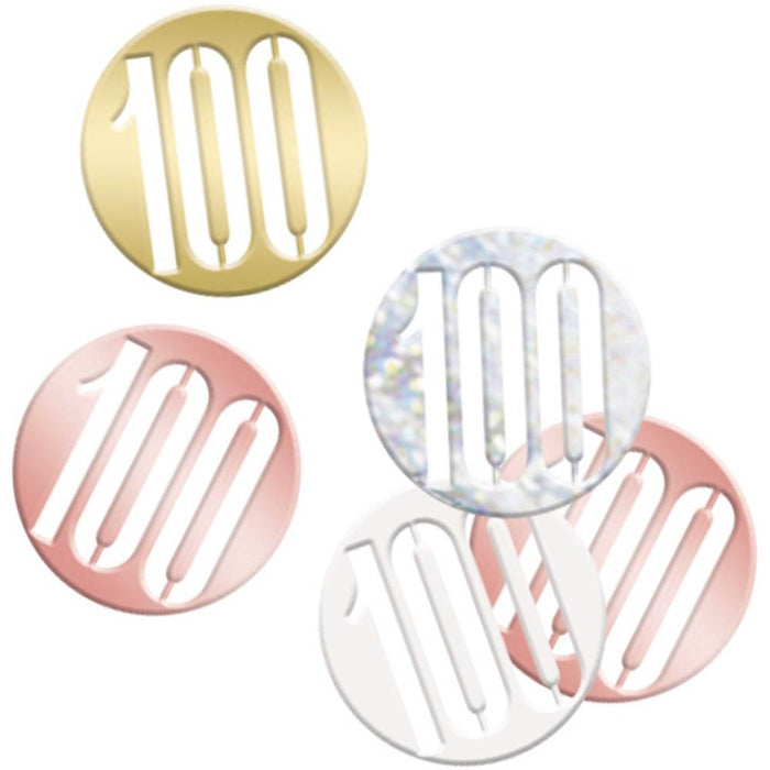 Glitz Rose Gold 100 Table Confetti .5Oz - Sweets 'n' Things