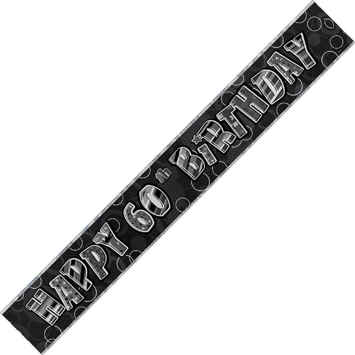 Happy 60th Birthday Banner Black And Silver Glitz Sweets n Things happy-60th-birthday-banner-black-and-silver-glitz-sweets-n-things