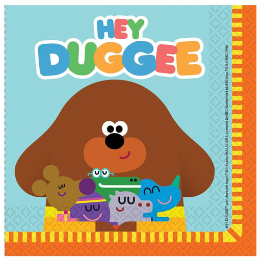 Hey Duggee and the Squirrels Party Lunch Napkins Serviettes - Sweets 'n' Things