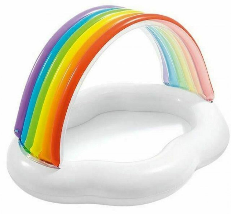 Intex 57141 Pool Baby Canopy Rainbow 1-3A, 142 x 119 x 84 cm - Sweets 'n' Things