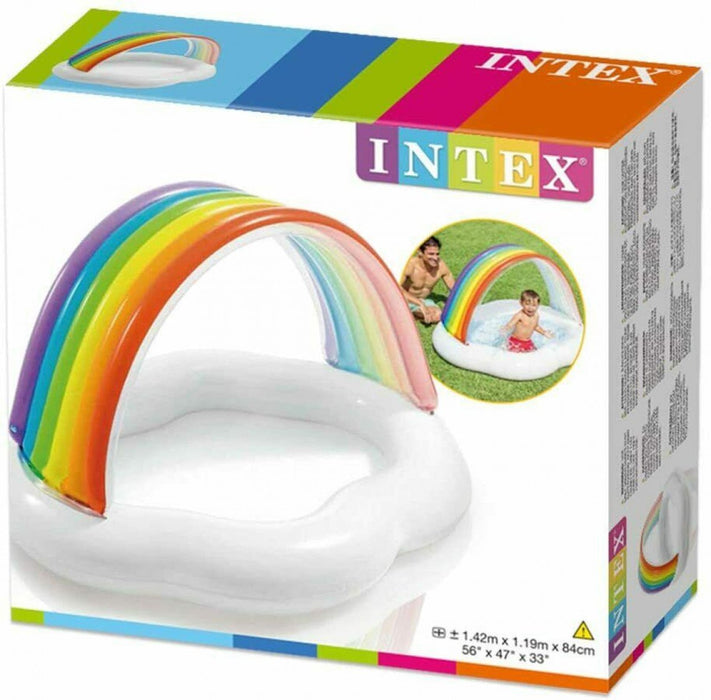 Intex 57141 Pool Baby Canopy Rainbow 1-3A, 142 x 119 x 84 cm - Sweets 'n' Things