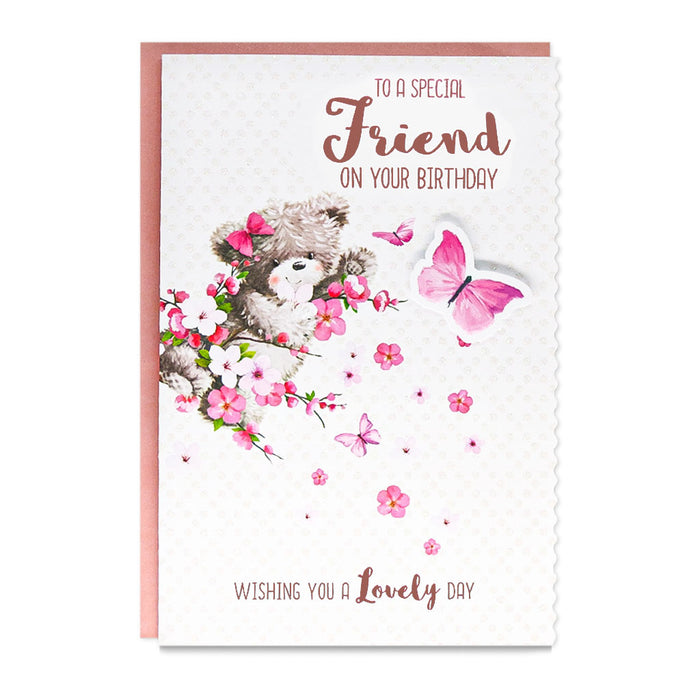 Special Friend Greeting Card Female Cute