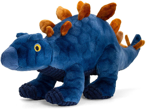 Keel Dinosaur Blue Stegosaurus Soft Toy 100% Recycled - SE6579 Keeleco - Sweets 'n' Things