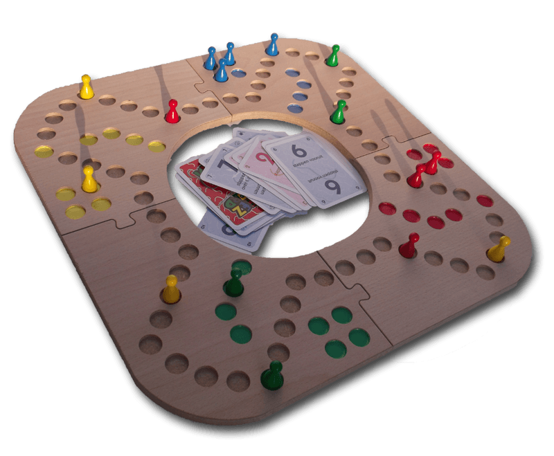 KEEZBORD 4 Person Wooden - English Edition - Sweets 'n' Things