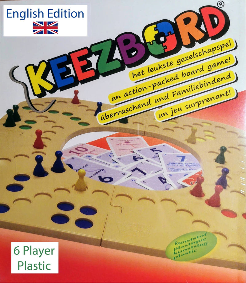 KEEZBORD 6 Person Plastic – English Edition - Sweets 'n' Things