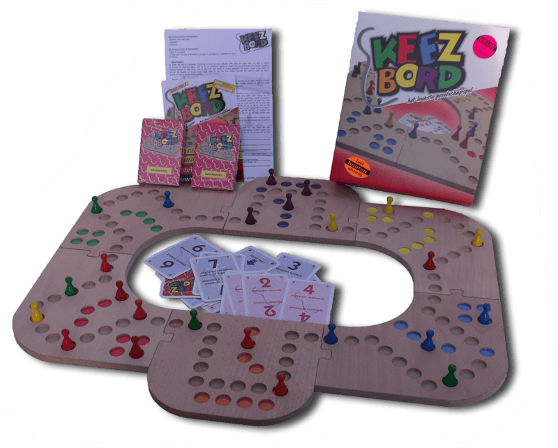 KEEZBORD 6 Person Wooden - English Edition - Sweets 'n' Things