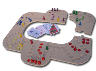 KEEZBORD 6 Person Wooden - English Edition - Sweets 'n' Things