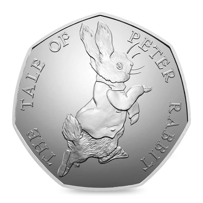 Peter Rabit 2017 UK 50p Brilliant Uncirculated Coin