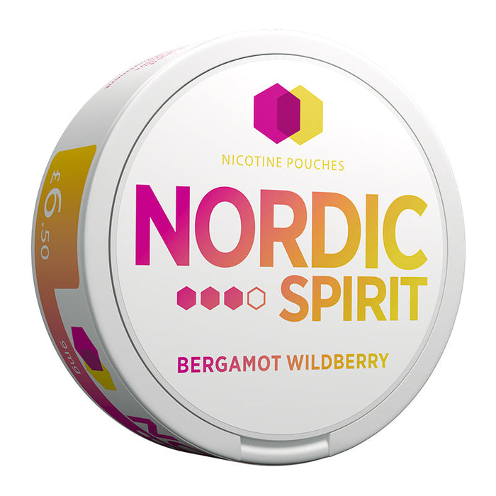 NORDIC SPIRIT Bergamot Wildberry Nicotine Pouches - Strong