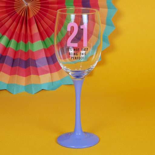 Oh Happy Day! Wine Glass - 21 - Sweets 'n' Things