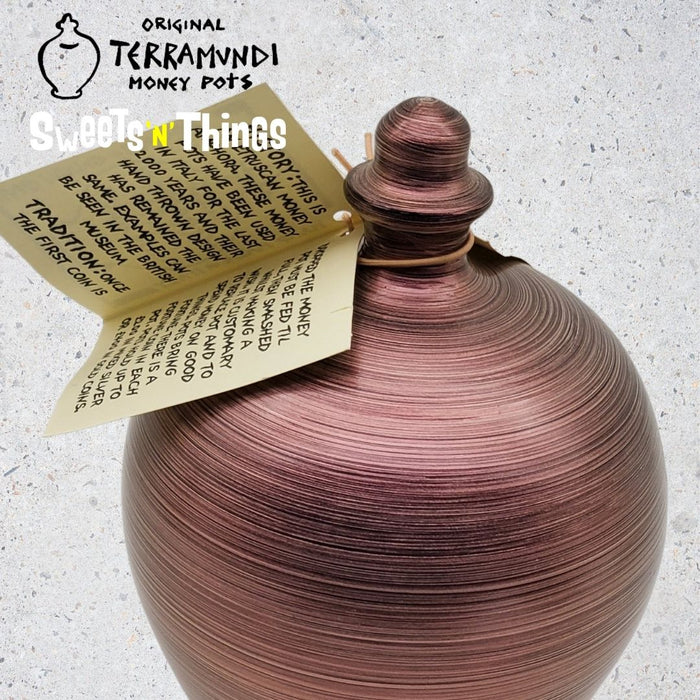 Original Terramundi Money Pot - Metallic Purple – A81 - Sweets 'n' Things