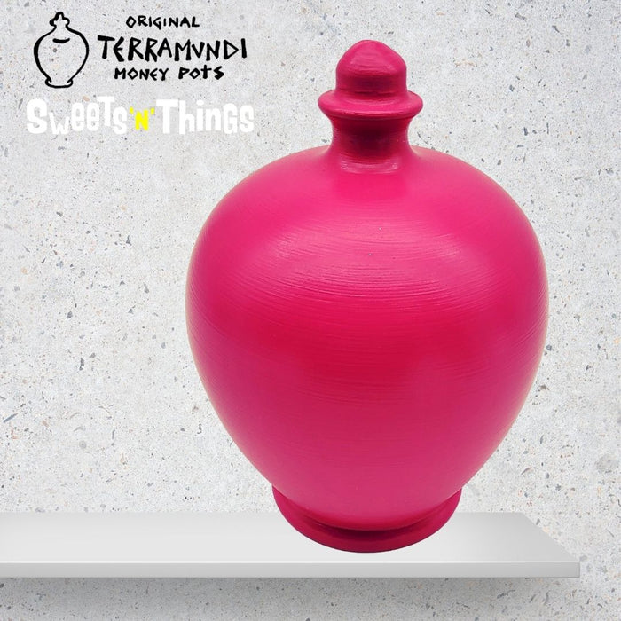 Original Terramundi Money Pot - Pink Shoe Fund - Sweets 'n' Things