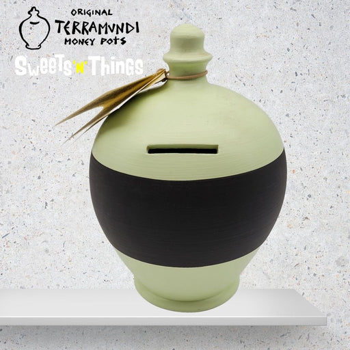 Original Terramundi Money Pot - Special Edition Black Band - Sweets 'n' Things