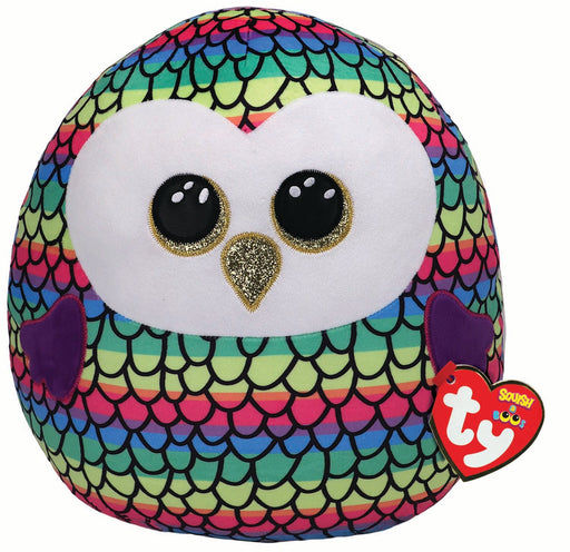Owen Owl - Squish-A-Boo - 14" - Sweets 'n' Things