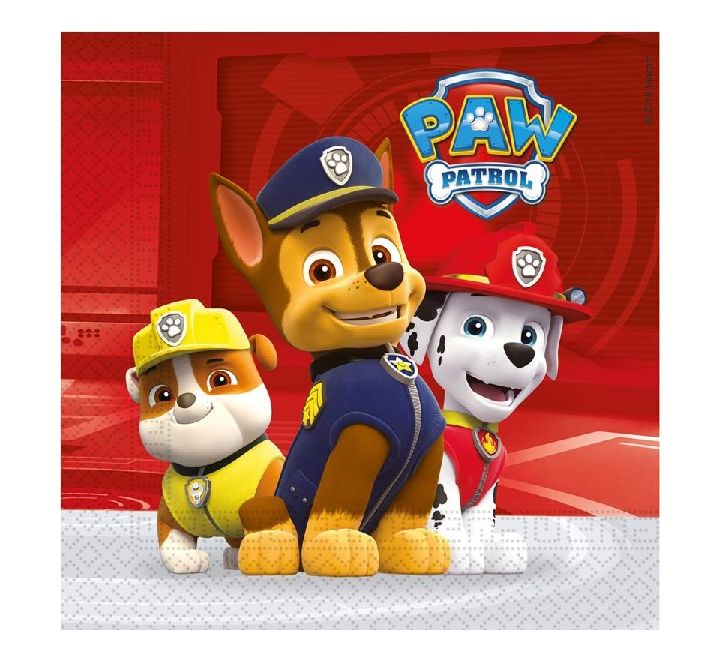 Paw Patrol Party Lunch Napkins Serviettes - Sweets 'n' Things