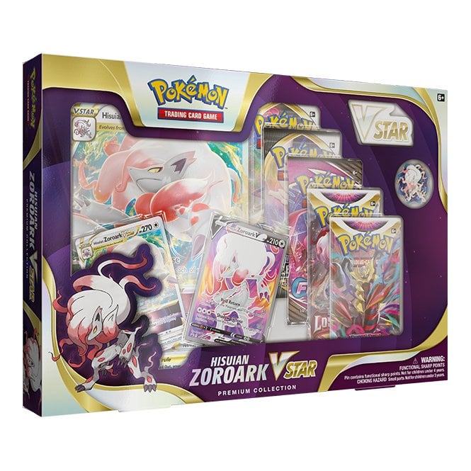 Pokémon TGC Hisuian Zoroark VSTAR Premium Collection