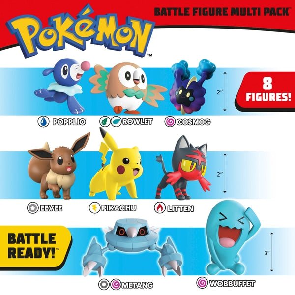Pokémon Battle 8 Figure Multipack - Sweets 'n' Things