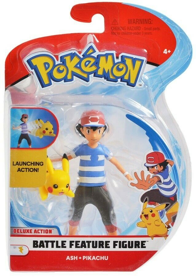 Pokémon Battle Feature Figure – Ash and Pikachu - Sweets 'n' Things