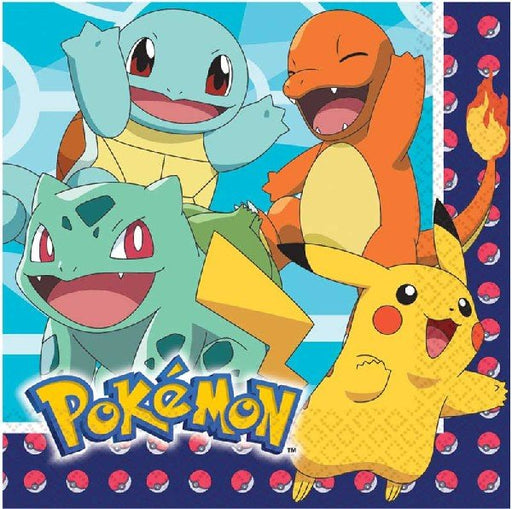Pokémon Party Lunch Napkins - Sweets 'n' Things