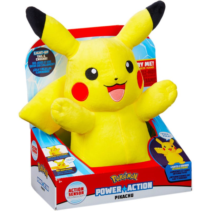Pokémon Power Action Pikachu Plush - Sweets 'n' Things