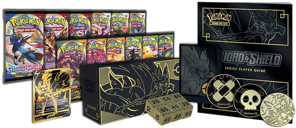 Pokemon Sword & Shield Elite Trainer Box Plus Zacian and Zamazenta - Sweets 'n' Things