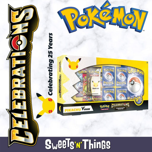 Pokémon TCG: Celebrations Special Collection Pikachu V- Union - Sweets 'n' Things