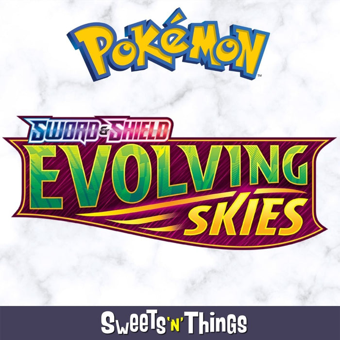 Pokmon TCG Evolving Skies Sword & Shield 7 Booster Box Sweets 'n' Things Pokmon TCG Evolving Skies Sword & Shield 7 Booster Box Sweets 'n' Things