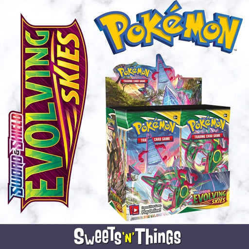 Pokémon TCG Evolving Skies Sword & Shield 7 Booster Box - Sweets 'n' Things
