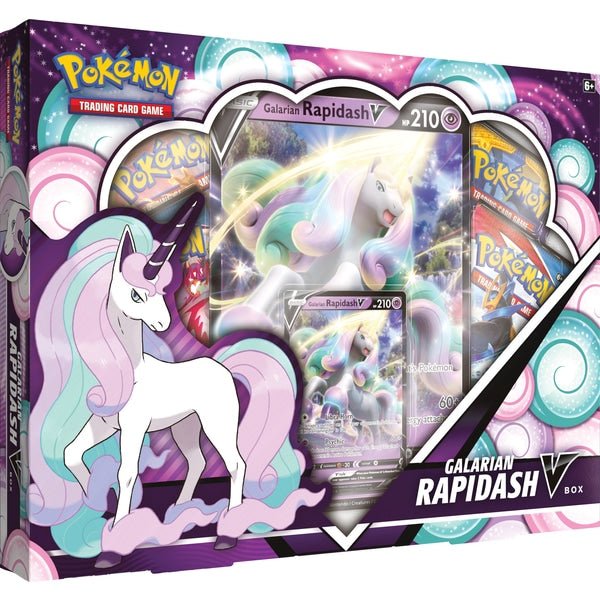 Pokémon TCG: Galarian Rapidash V Collection Box - Sweets 'n' Things